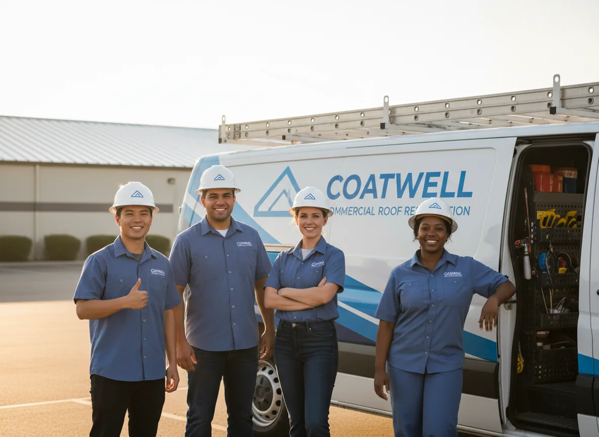 Commercial roof coating company in Millcreek, IL